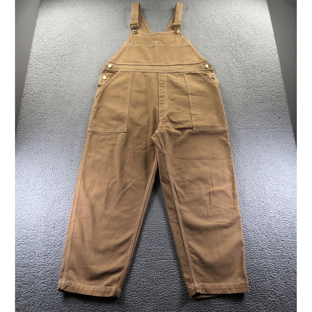 Big Bud Overalls Womens Extra Large Beige Artist Togs Painters Made In LA